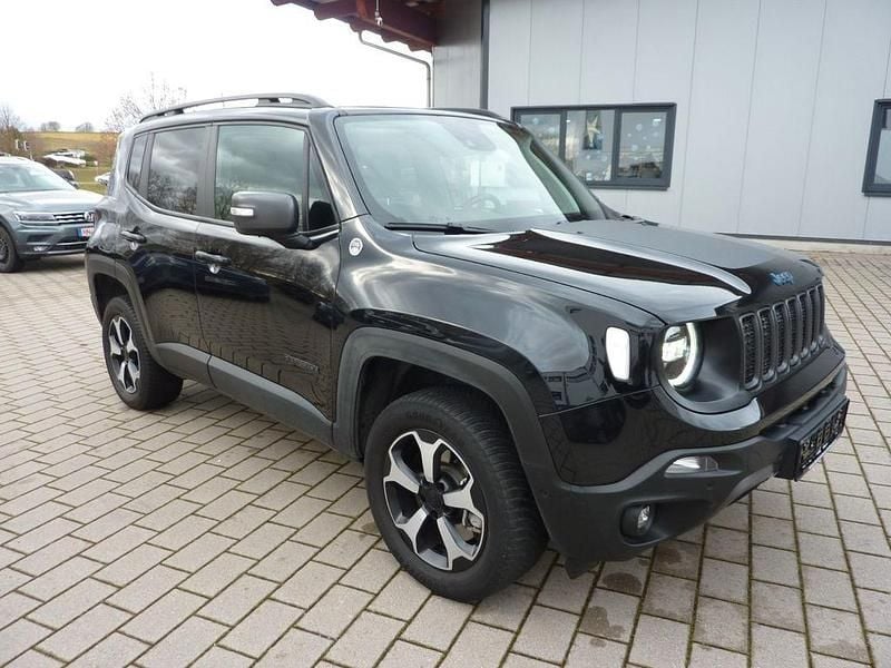 Schwarz Gebraucht 2021 Jeep Renegade Trailhawk SUV | 19.899 € (Superpreis) - Bild 1/4