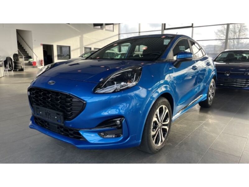 Desert island blue metallic (metallic) Gebraucht 2024 Ford Puma Kleinwagen | 23.270 € (Fairer Preis) - Bild 1/4