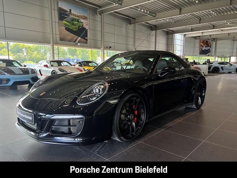 Tiefschwarzmetallic Gebraucht 2019 Porsche 911 Carrera GTS Cabrio | 123.900 € (Superpreis) - Bild 1/4