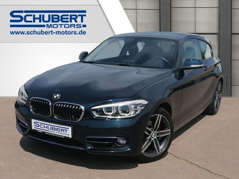 Blau Gebraucht 2016 BMW 118 Sport Line Kleinwagen | 15.900 € (Etwas zu teuer) - Bild 1/4