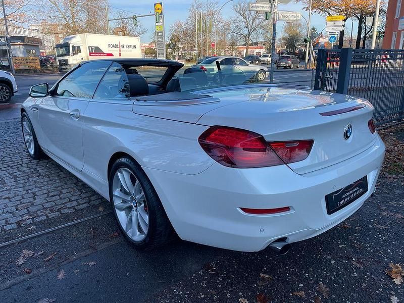 Gebraucht BMW 640 Cabriolet Sport Line 320 PS (235 kW) 2012 Weiß Cabrio