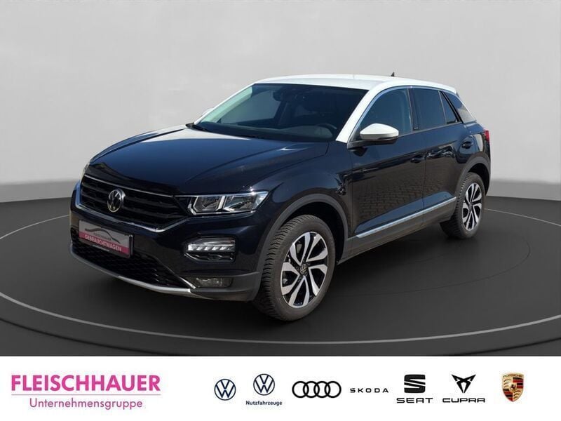 Schwarz Gebraucht 2021 VW T-Roc Active SUV | 23.900 € (Guter Preis) - Bild 1/4