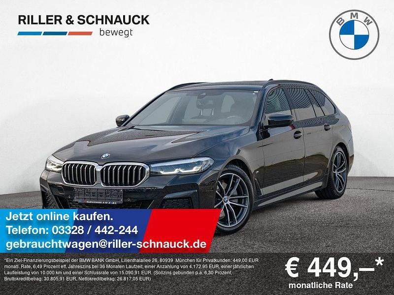 Saphirschwarz Gebraucht 2021 BMW 520 M Sport Kombi | 30.990 € (Fairer Preis) - Bild 1/4