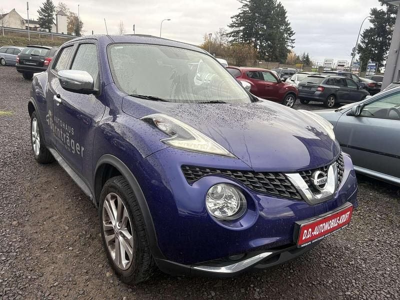 Blau Gebraucht 2016 Nissan Juke Acenta SUV | 7.290 € (Guter Preis) - Bild 1/4
