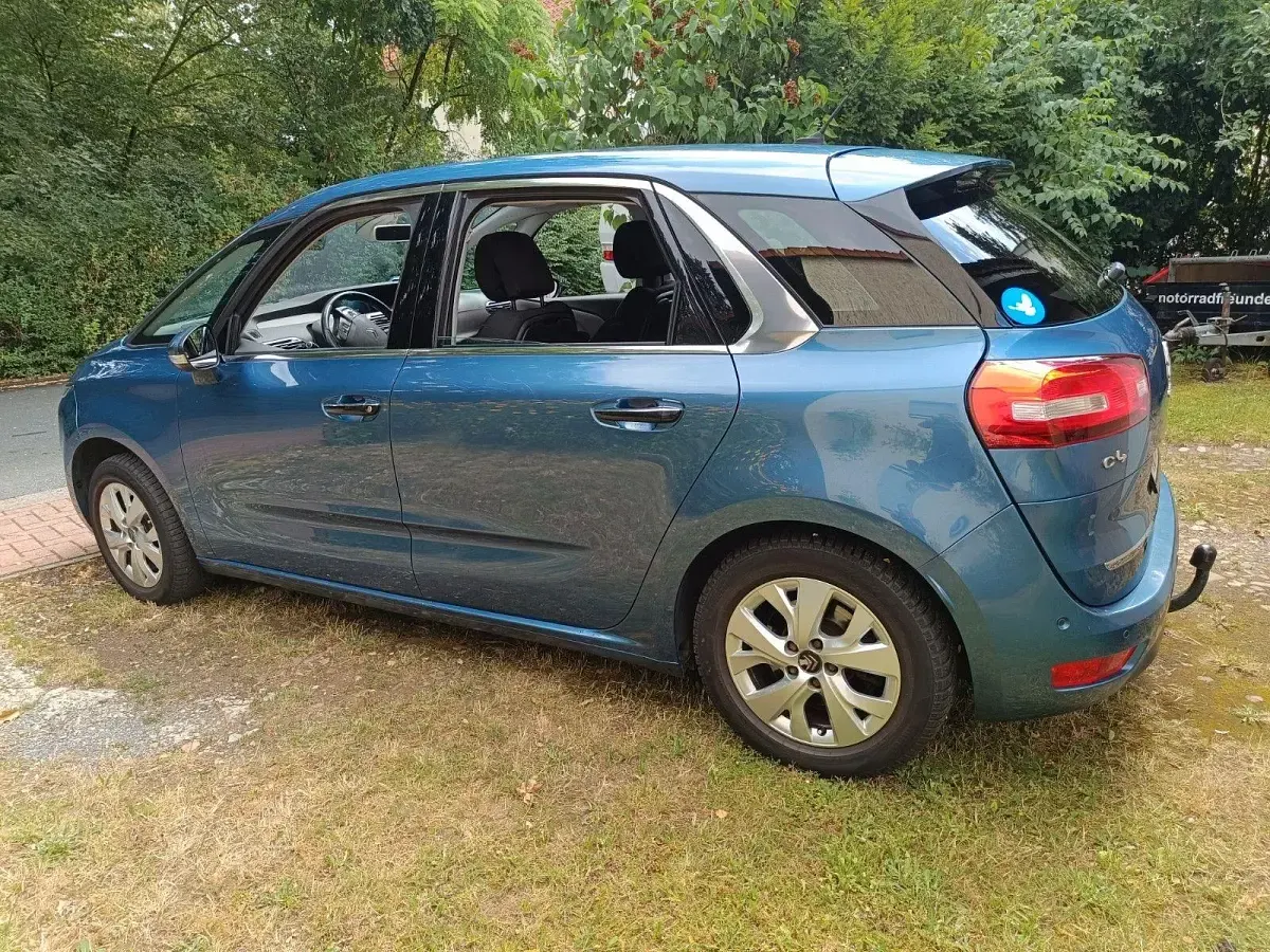 Gebraucht Citroën C4 Picasso Exclusive 120 PS (88 kW) 2015 Blau Van / Kleinbus