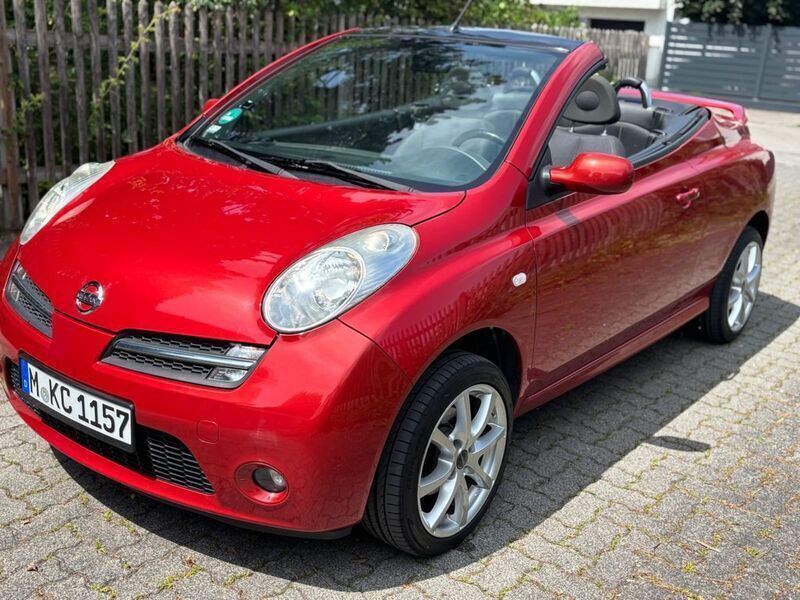 Rot Gebraucht 2005 Nissan Micra C+C Cabrio | 3.499 € (Fairer Preis) - Bild 1/4
