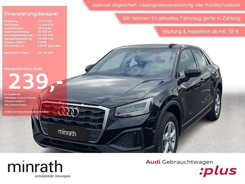 Brillantschwarz Gebraucht 2024 Audi Q2 Basis SUV | 23.740 € (Fairer Preis) - Bild 1/4