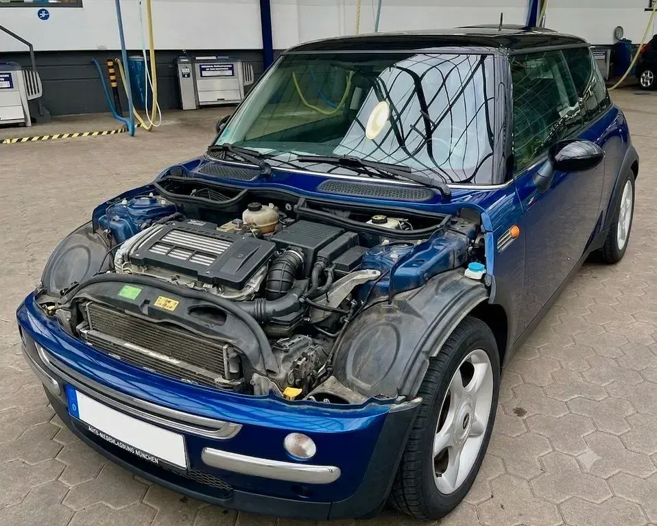 Gebraucht Mini Cooper 116 PS (85 kW) 2003 Blau Kleinwagen
