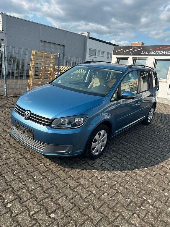 Blau Gebraucht 2012 VW Touran Comfortline Van / Kleinbus | 6.300 € (Superpreis) - Bild 1/4