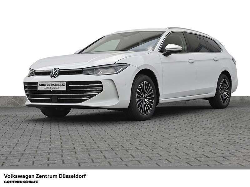 Pure white Gebraucht 2024 VW Passat Elegance Kombi | 43.480 € - Bild 1/4