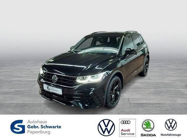 Schwarz Gebraucht 2022 VW Tiguan R-line SUV | 33.380 € (Superpreis) - Bild 1/4