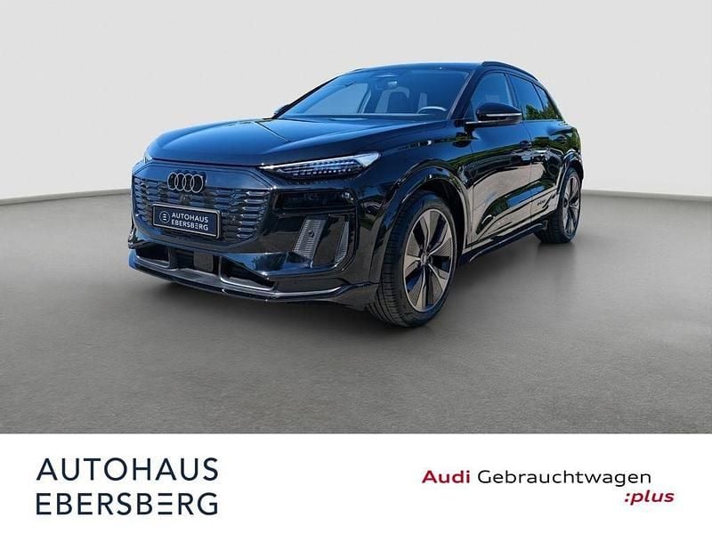 Mythosschwarz metallic Gebraucht 2024 Audi Q6 e-tron S-Line SUV | 66.900 € (Fairer Preis) - Bild 1/4