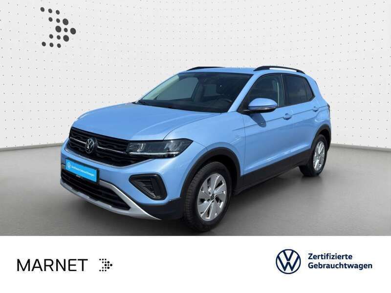 Clear blue metallic Gebraucht 2024 VW T-Cross Life SUV | 23.930 € (Fairer Preis) - Bild 1/3