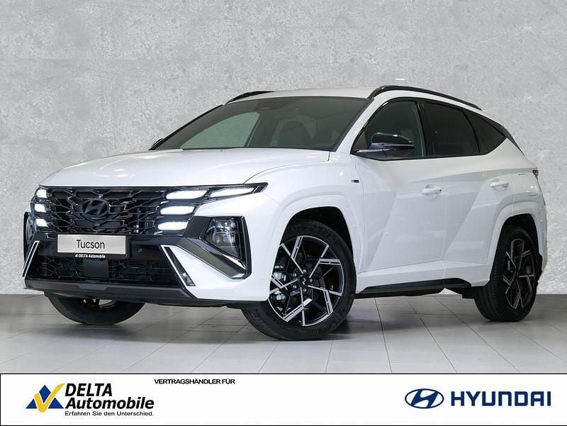 Atlas white Neu 2025 Hyundai Tucson N Line SUV | 34.980 € (Superpreis) - Bild 1/4