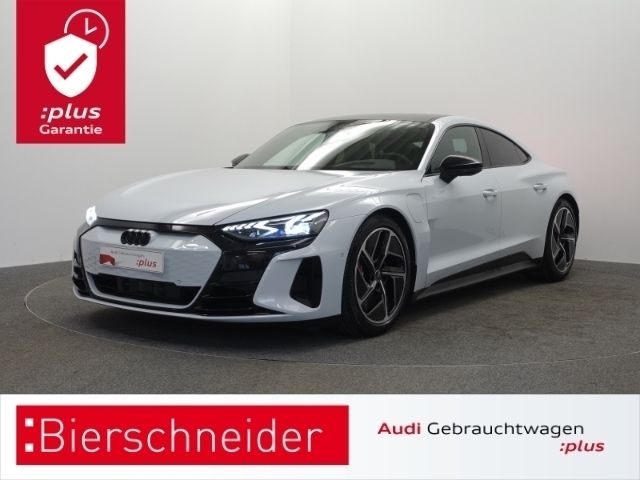 Grau Gebraucht 2023 Audi e-tron GT quattro Comfort Limousine | 64.950 € (Teuer) - Bild 1/4