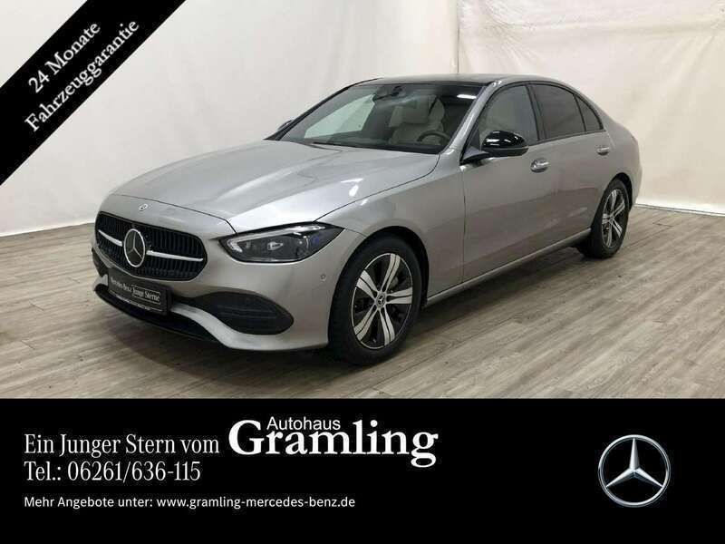 Mojavesilber (metallic) Gebraucht 2023 Mercedes C220 Avantgarde Limousine | 46.721 € (Teuer) - Bild 1/4