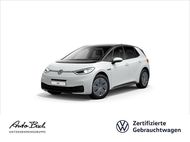 Weiß Gebraucht 2021 VW ID.3 Pro Performance Kleinwagen | 21.939 € (Guter Preis) - Bild 1/4