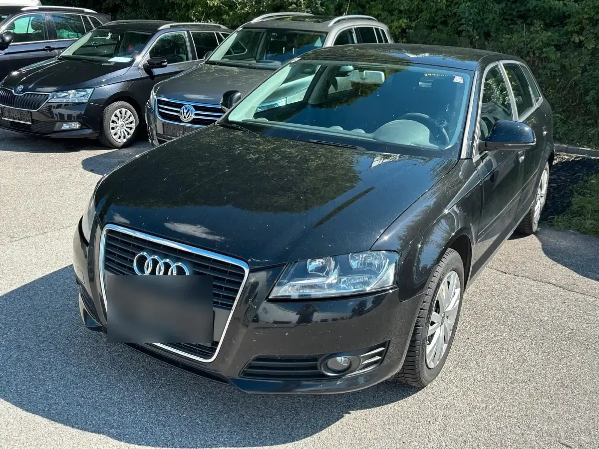 Gebraucht Audi A3 102 PS (75 kW) 2009 Schwarz Kleinwagen
