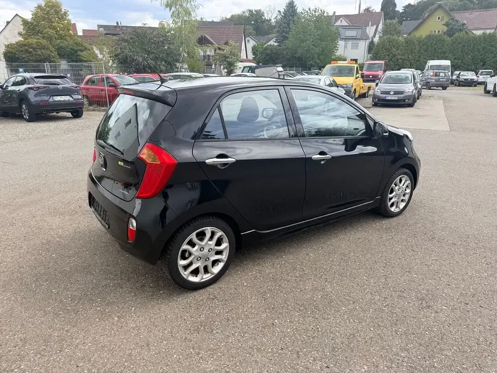 Gebraucht Kia Picanto Spirit 69 PS (50 kW) 2012 Schwarz Kleinwagen