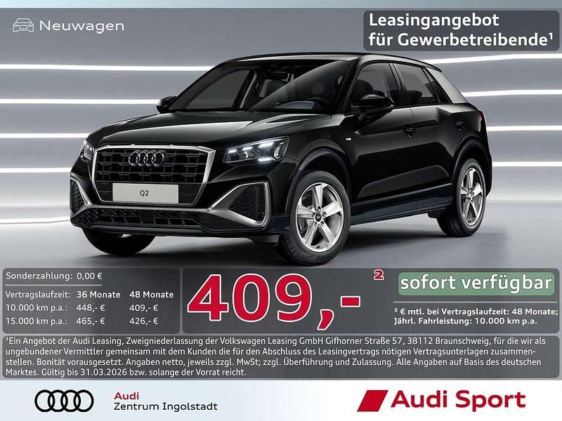 Neu Audi Q2 S-Line 150 PS (110 kW) 2025 Mythosschwarz SUV