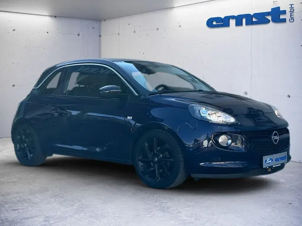 Gebraucht Opel Adam Design Edition 101 PS (74 kW) 2016 Blau Kleinwagen