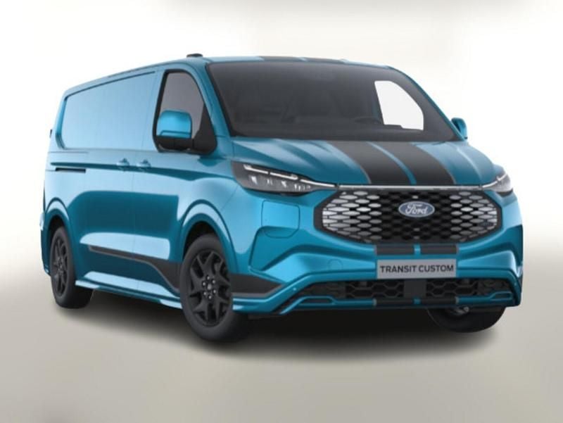 Digital aqua blue metallic Neu 2025 Ford E-Transit Sport Van | 43.700 € (Guter Preis) - Bild 1/4