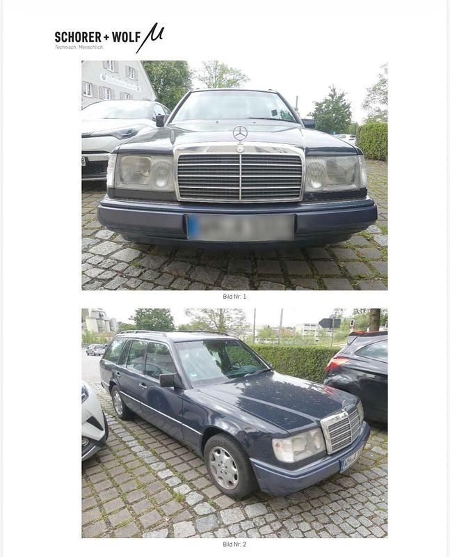 Brugt Mercedes E220 110 HK (80 kW) 1993 Blå Stationcar