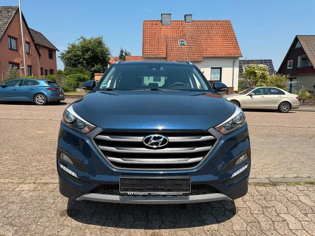 Gebraucht Hyundai Tucson Advantage 132 PS (97 kW) 2017 Blau SUV