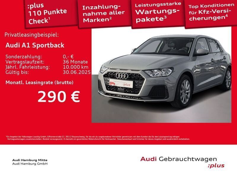 Grau Gebraucht 2025 Audi A1 Sportback Advanced Kleinwagen | 22.477 € (Superpreis) - Bild 1/3