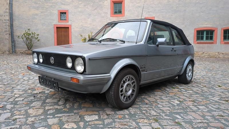 Silber Gebraucht 1987 VW Golf Cabriolet Karmann Cabrio | 5.500 € - Bild 1/4