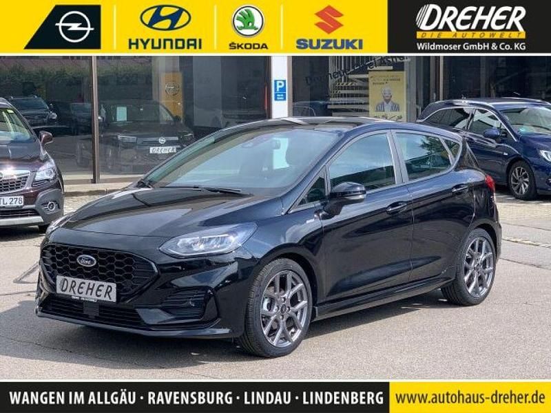 Gebraucht Ford Fiesta ST-Line 125 PS (91 kW) 2024 Obsidianschwarz (metallic) Kleinwagen