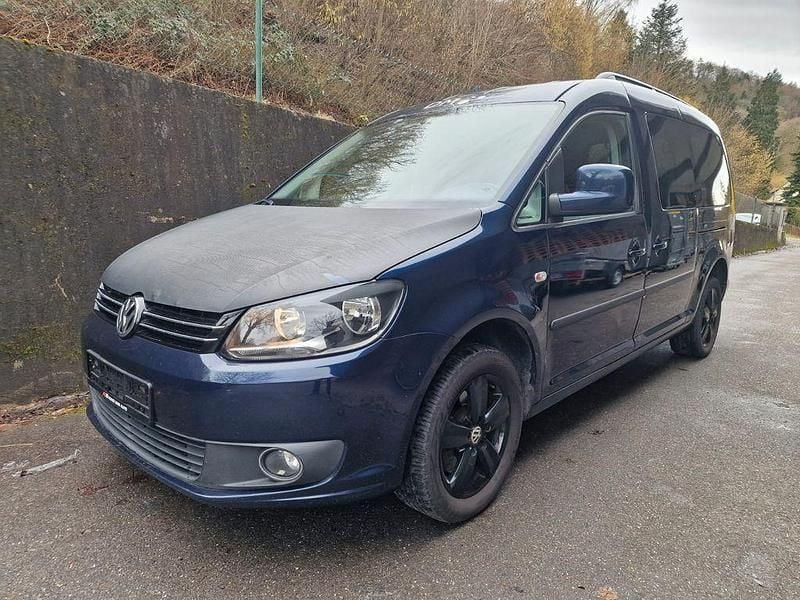 Gebraucht VW Caddy Maxi Comfortline 102 PS (75 kW) 2014 Blau Van / Kleinbus