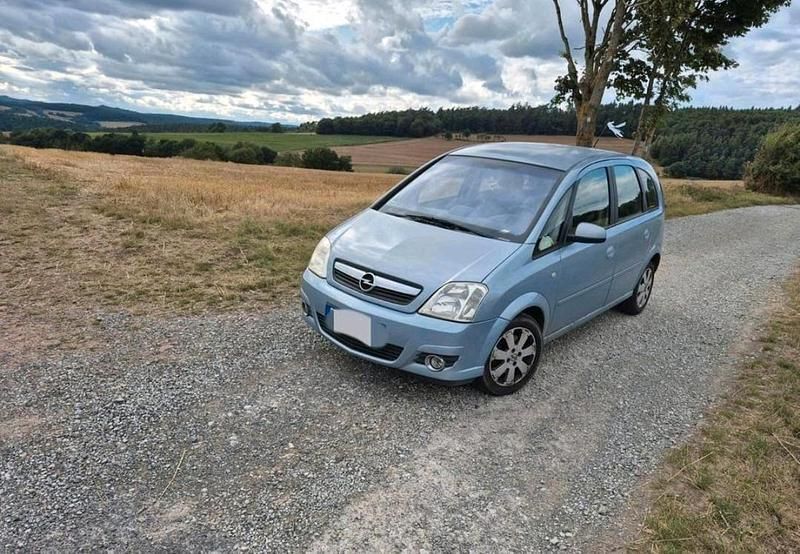 Blau Gebraucht 2008 Opel Meriva Van / Kleinbus | 1.150 € (Superpreis) - Bild 1/4