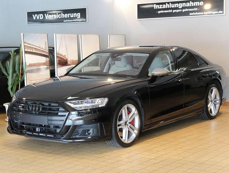 Mythosschwarz metallic Gebraucht 2021 Audi S8 Sport Limousine | 113.500 € - Bild 1/4