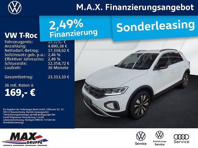 Pure white Gebraucht 2025 VW T-Roc Goal SUV | 22.229 € (Fairer Preis) - Bild 1/3