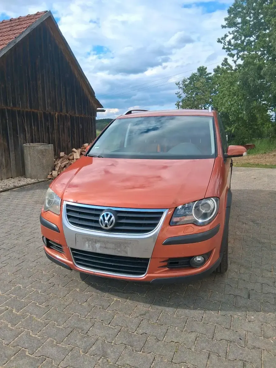 Gebraucht VW Touran Cross 140 PS (102 kW) 2007 Orange Van / Kleinbus