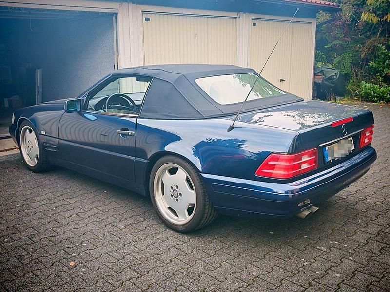 Blau Gebraucht 1997 Mercedes SL320 AMG Cabrio | 16.500 € (Fairer Preis) - Bild 1/4
