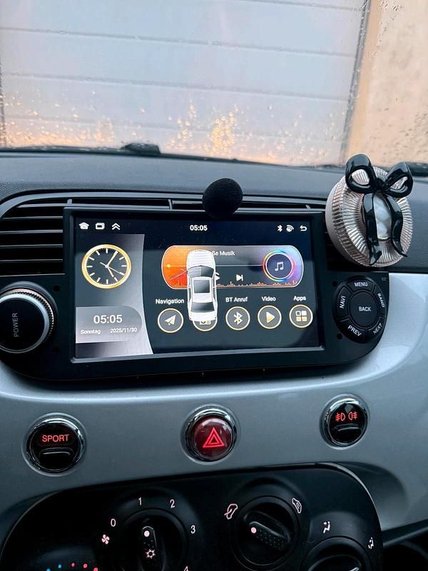 Gebraucht Fiat 500 Lounge 101 PS (74 kW) 2009 Silber Kleinwagen