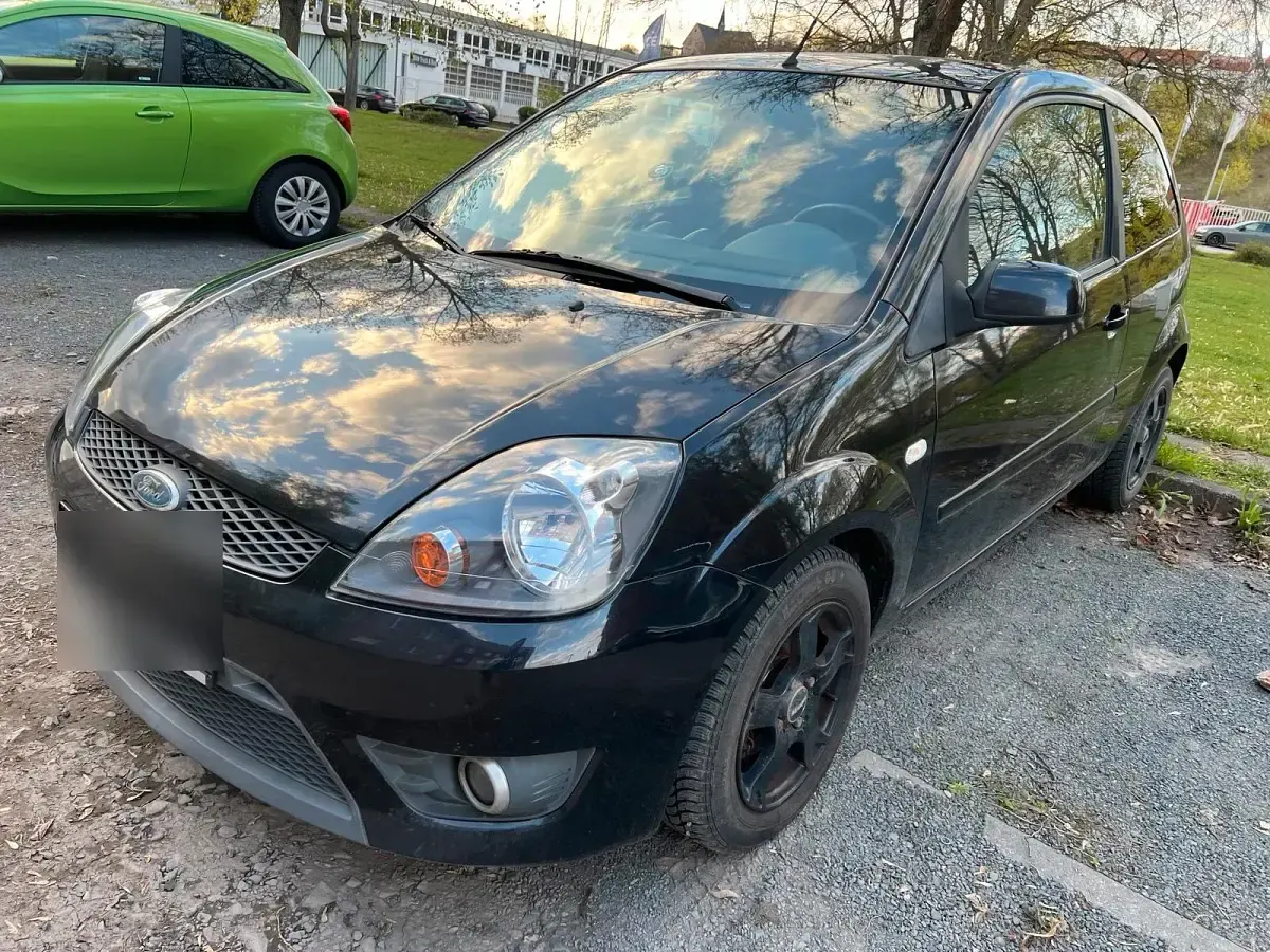 Gebraucht Ford Fiesta 2008 Schwarz Kleinwagen