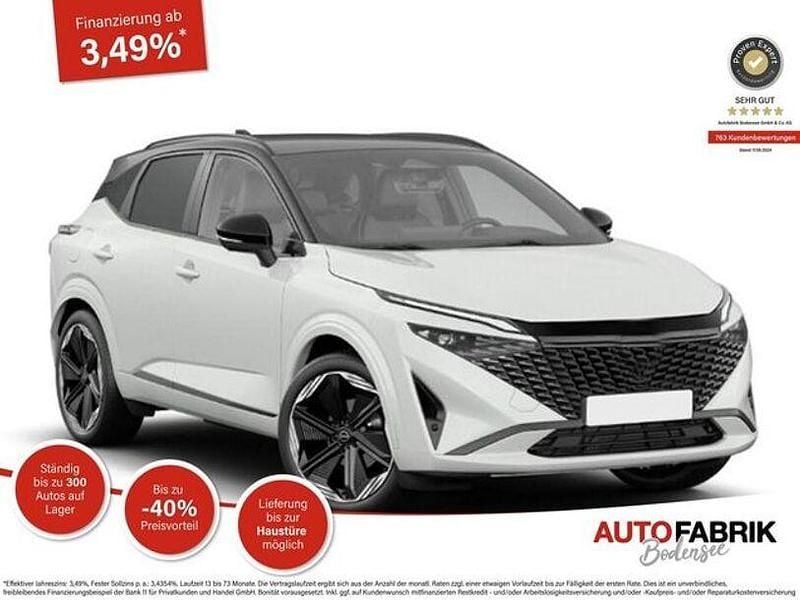 Pearl white / schwarzes dach Neu 2025 Nissan Qashqai SUV | 32.490 € (Guter Preis) - Bild 1/2