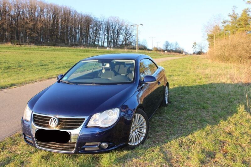 Blau Gebraucht 2007 VW Eos Cabrio | 3.000 € (Superpreis) - Bild 1/4