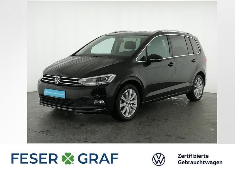 Grenadillschwarz metallic Gebraucht 2025 VW Touran Highline Van / Kleinbus | 33.901 € (Guter Preis) - Bild 1/2