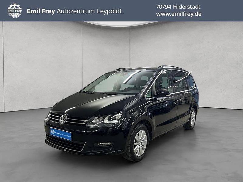 Gebraucht VW Sharan 150 PS (110 kW) 2016 Schwarz Van / Kleinbus