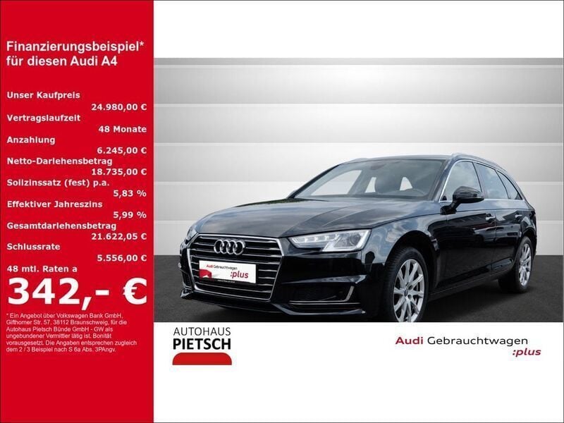 Schwarz Gebraucht 2019 Audi A4 Design Kombi | 24.980 € (Fairer Preis) - Bild 1/4