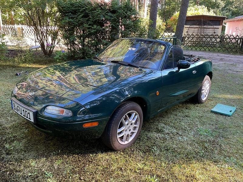 Gebraucht Mazda MX5 90 PS (66 kW) 1996 Grün Cabrio