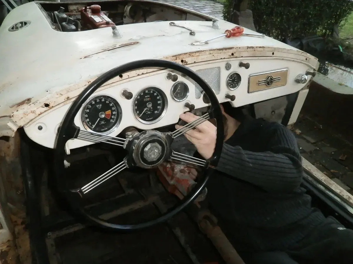 Gebraucht MG MGA 70 PS (51 kW) 1957 Weiß Cabrio