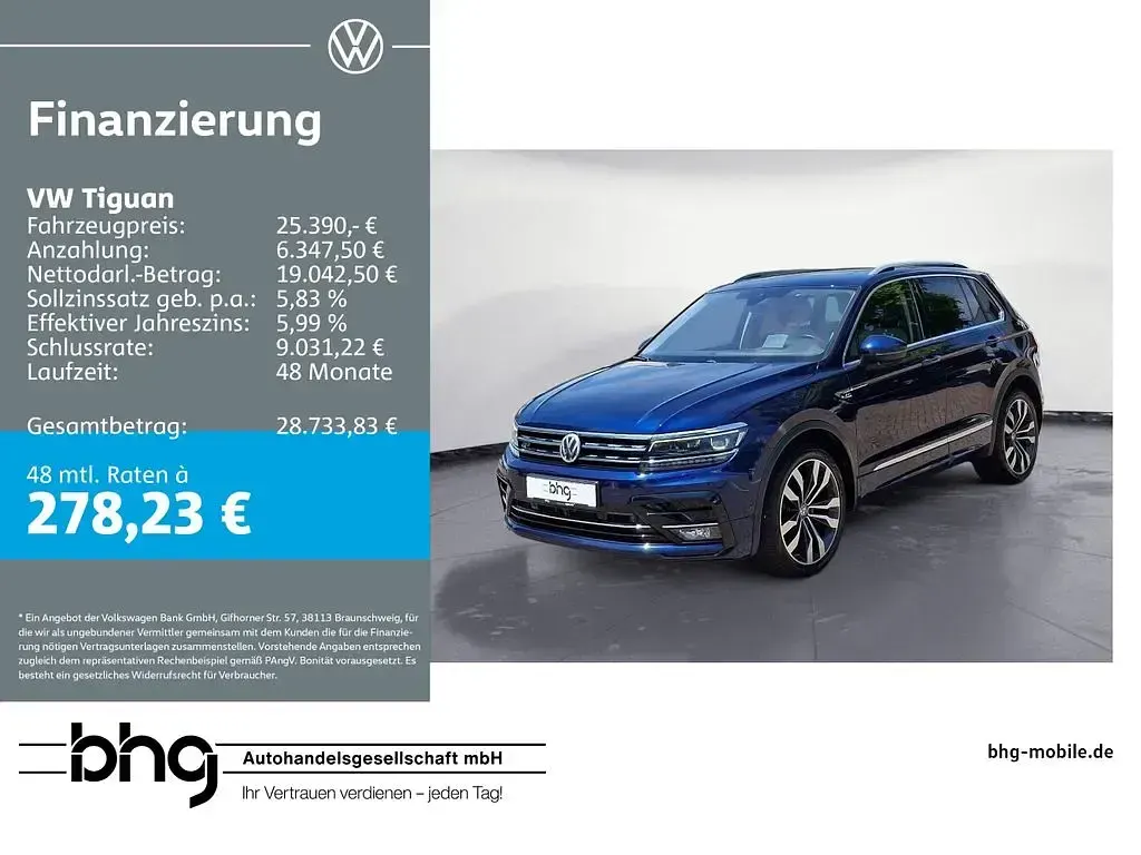 Gebraucht VW Tiguan Highline 220 PS (161 kW) 2018 SUV