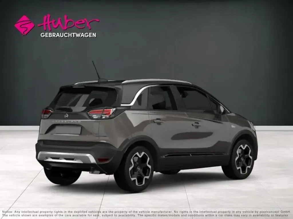 Gebraucht Opel Crossland X Edition 83 PS (61 kW) 2022 Mondstein grau/e:vulkan grau (metallic) SUV