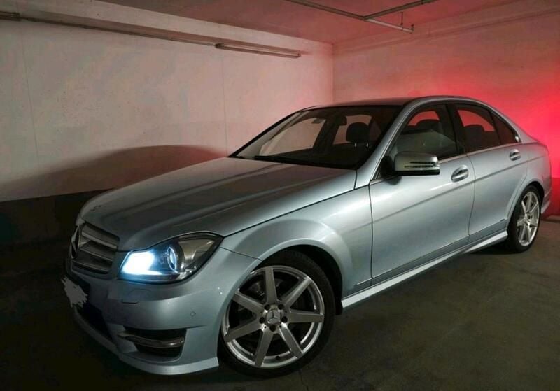 Silber Gebraucht 2012 Mercedes C350 AMG Limousine | 10.499 € (Superpreis) - Bild 1/4