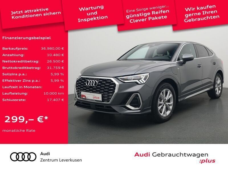 Grau Gebraucht 2023 Audi Q3 Sportback S-Line SUV | 36.980 € (Guter Preis) - Bild 1/4